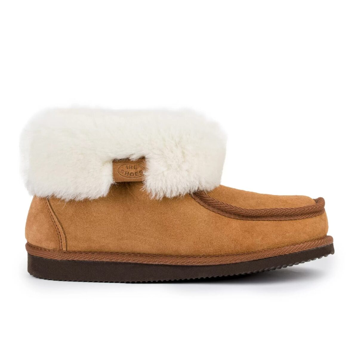 Góralskie bambosze wełniane skórzane laczki IRESHOES - obrazek 2
