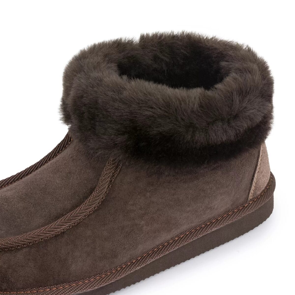 Skórzane bambosze z ociepleniem IRESHOES – luksus - obrazek 3
