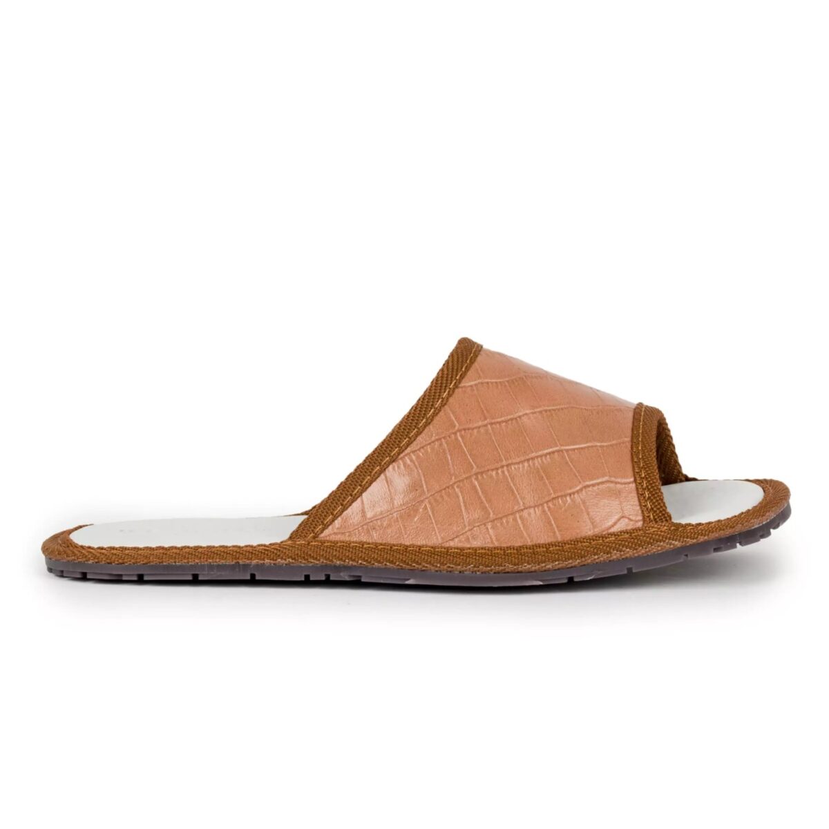 Kapcie skórzane IRE SHOES z naturalnej koziej skóry – ręczna polska produkcja - obrazek 2