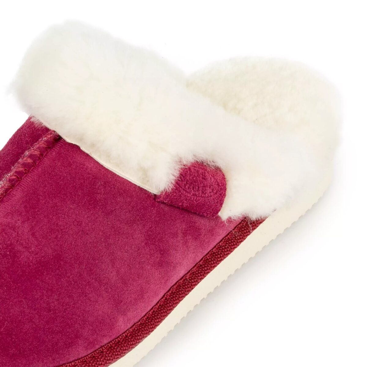 Antypoślizgowe kapcie damskie IRE SHOES z owczej skóry - obrazek 3