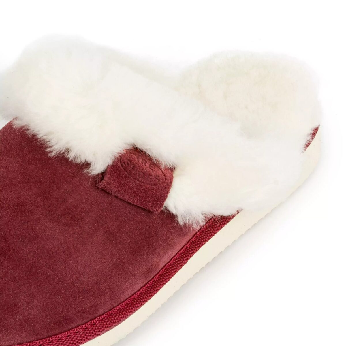 Ciapy skórzane IRE SHOES pantofle damskie z wełną owczą - obrazek 3
