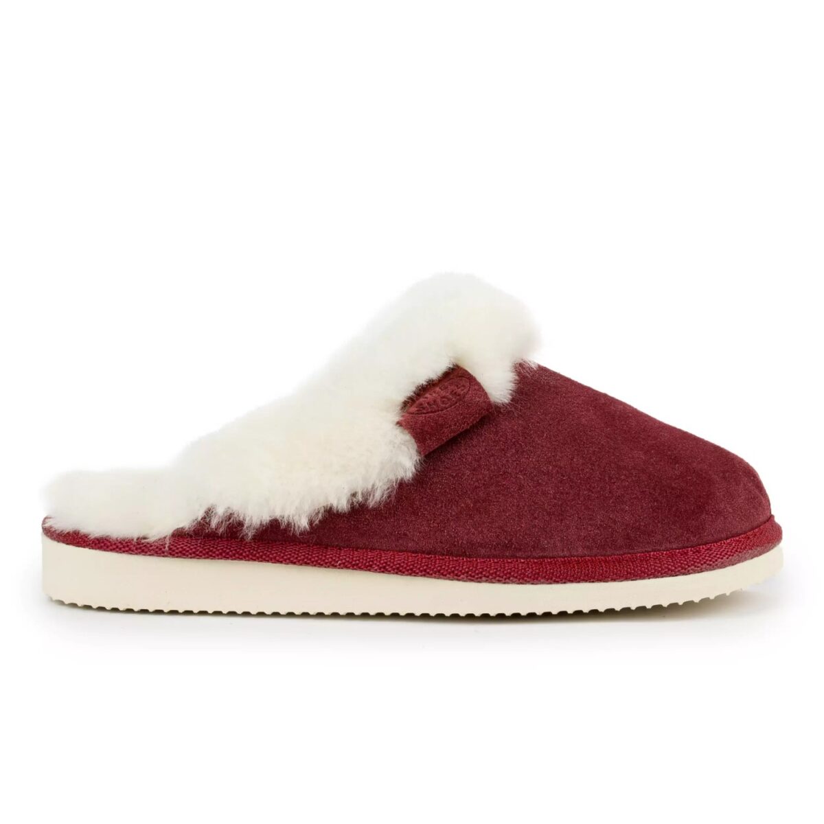 Ciapy skórzane IRE SHOES pantofle damskie z wełną owczą - obrazek 2