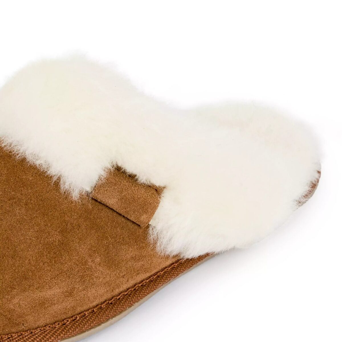 Damskie kapcie skórzane IRE SHOES – kapcie ze skóry owczej, ciepłe i wygodne - obrazek 3
