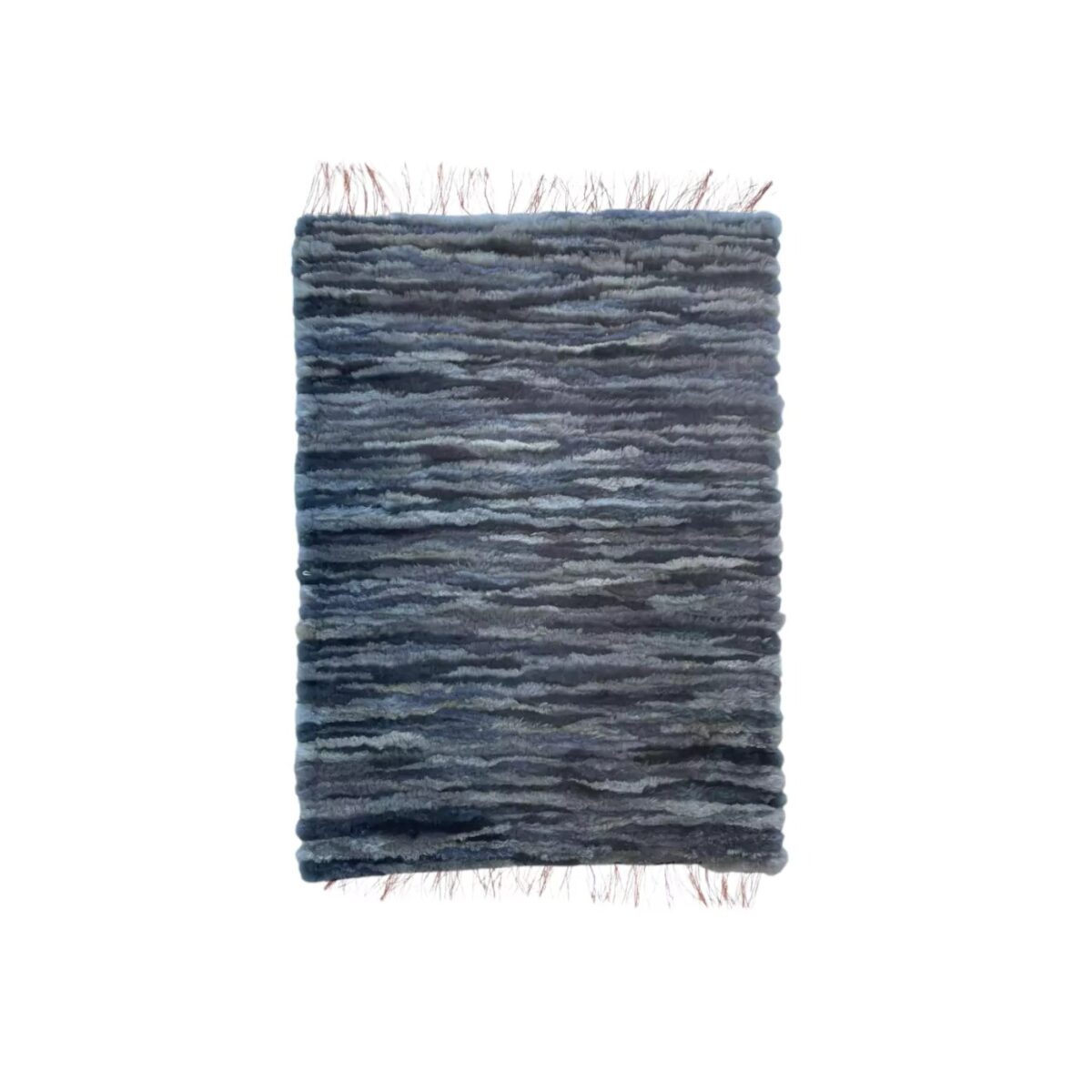 Ciepły puszysty WEŁNA Skóra naturalna owcza. Futrzany dywan. 100% 105x70 cm