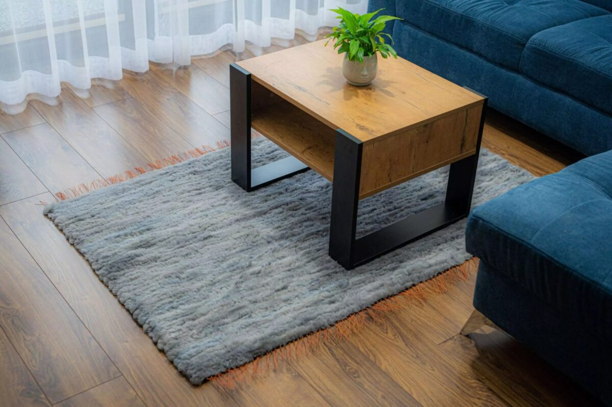 Naturalny miękki chodnik wełna owcza 105 cm x 154 cm IreShoes - obrazek 2