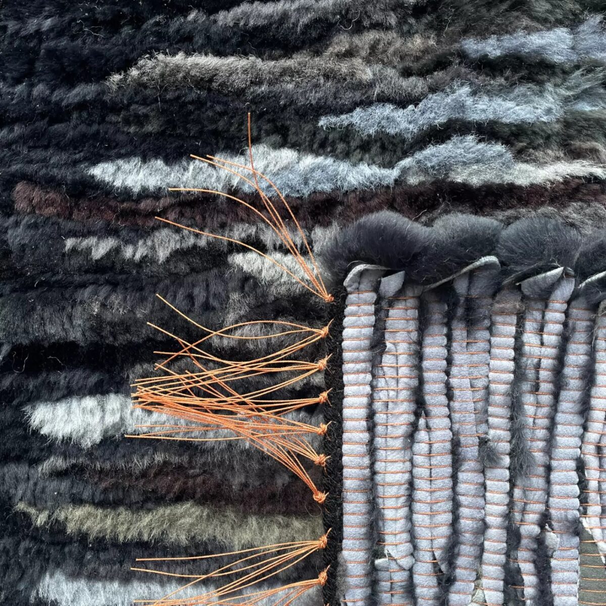 Skóra naturalna owcza. Futrzany dywan. Ciepły puszysty WEŁNA 100% 105x70 cm - obrazek 3