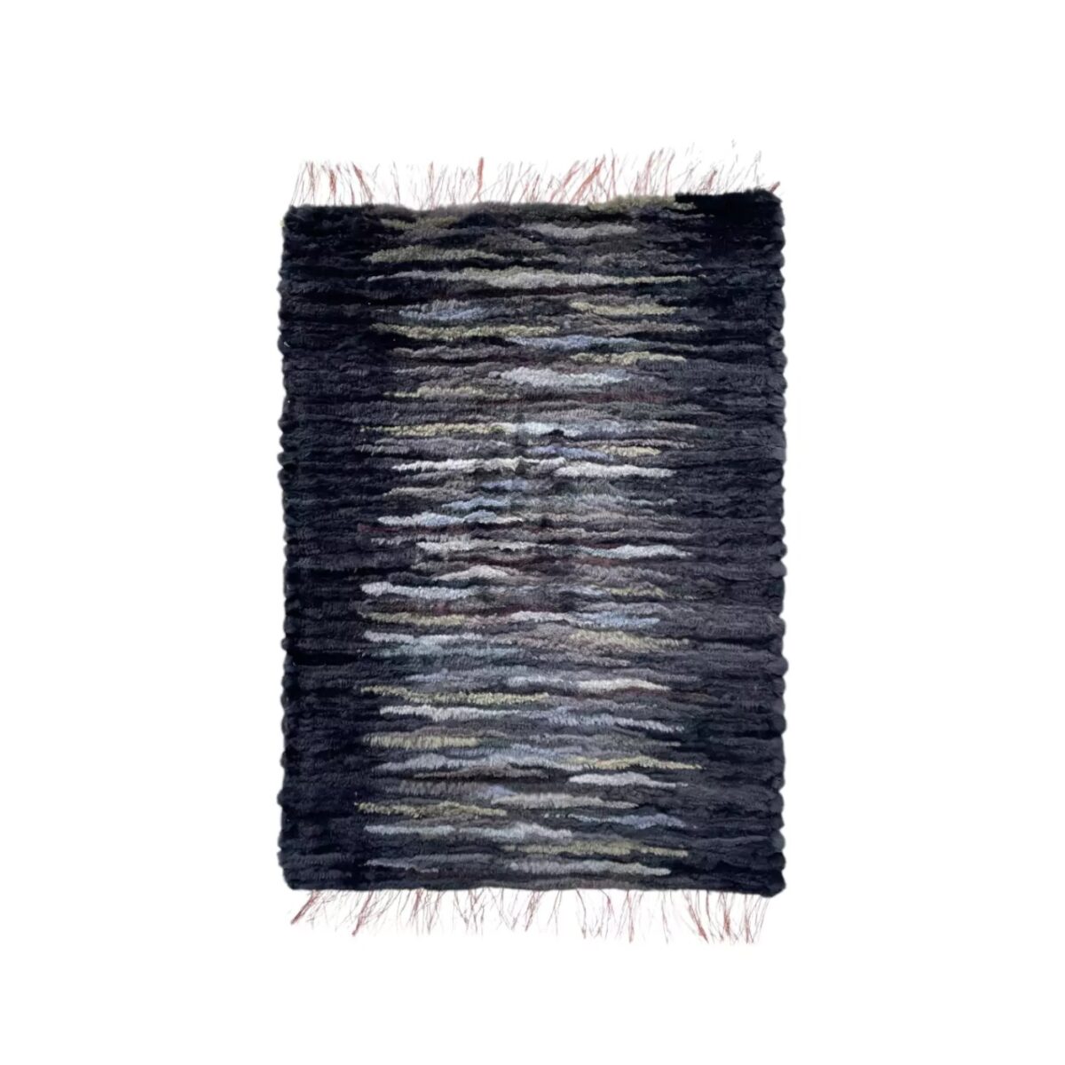 Skóra naturalna owcza. Futrzany dywan. Ciepły puszysty WEŁNA 100% 105x70 cm