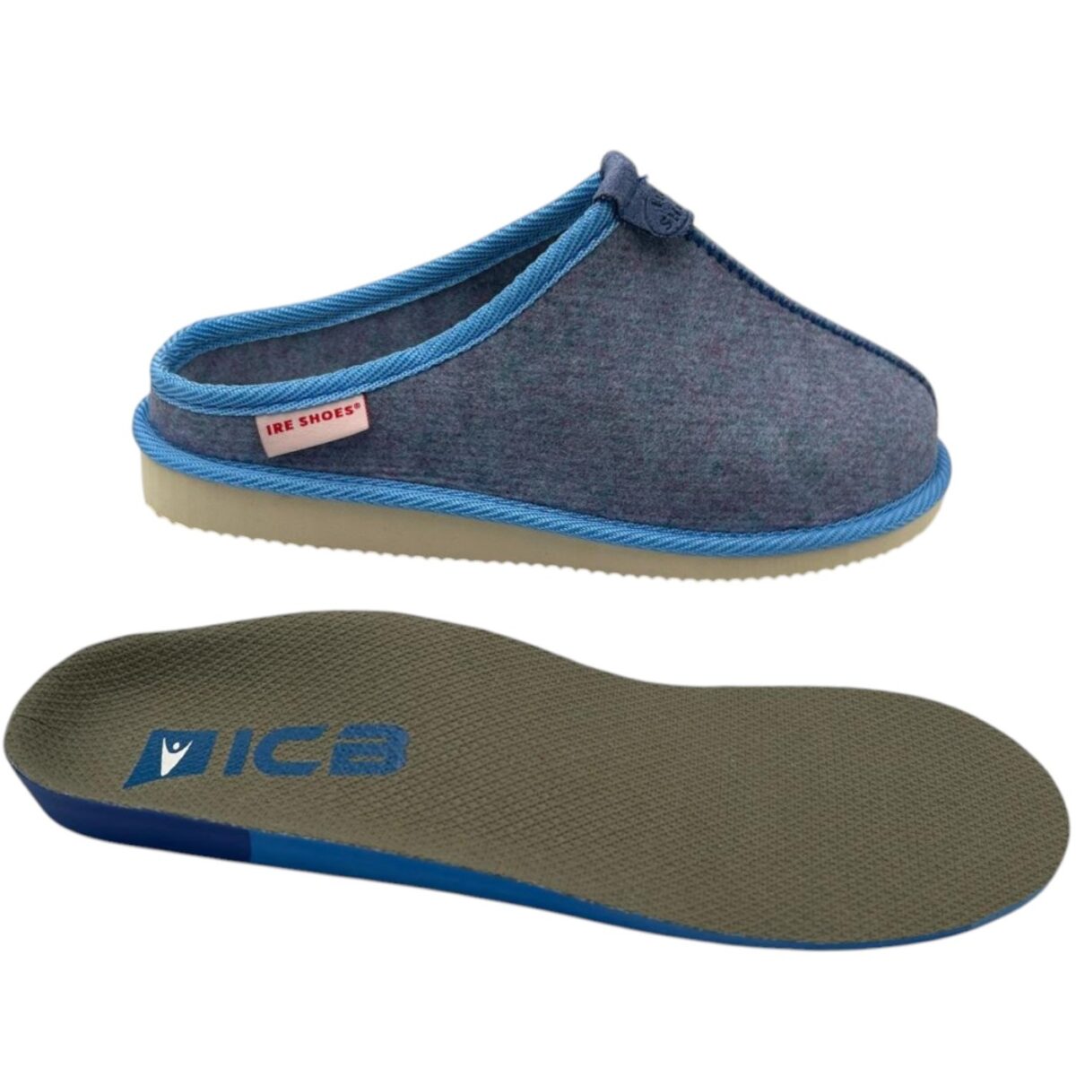 Kapcie damskie filcowe IRE SHOES naturalne wełniane - obrazek 10