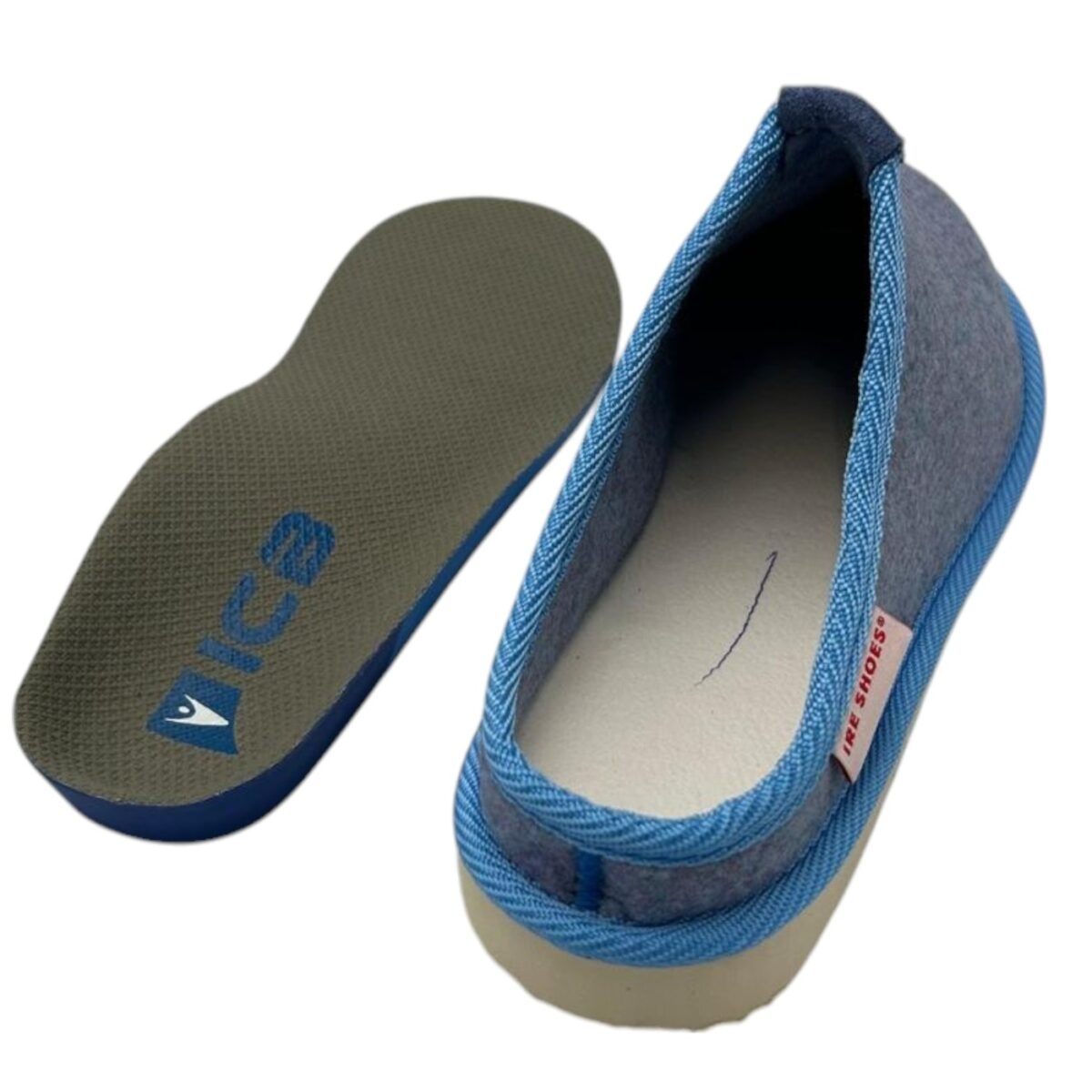 Kapcie damskie filcowe IRE SHOES naturalne wełniane - obrazek 11