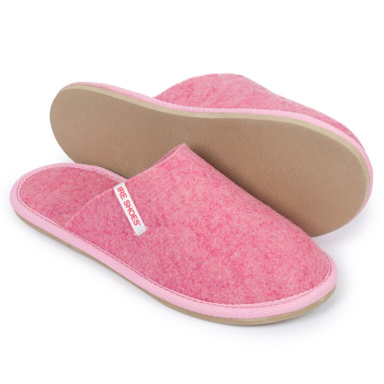 Kapcie Damskie IreShoes Pantofle Naturalny Filc