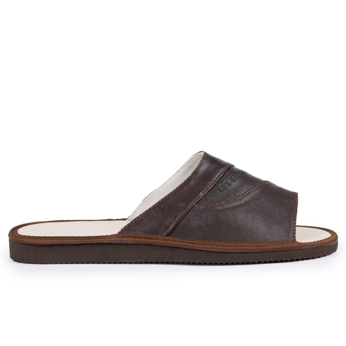 Kapcie skórzane Męskie IRESHOES klapki lato 41-46 laczki miękkie wygodne - obrazek 3