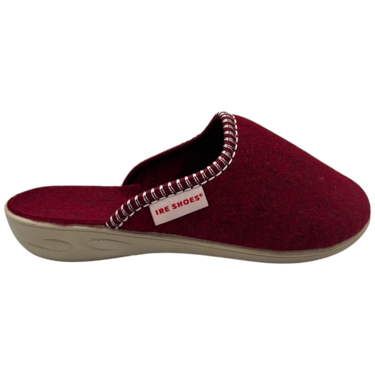 Pantofle damskie kapcie z filcu naturalnego Klapki Domowe IRE SHOES 36-41 - obrazek 3