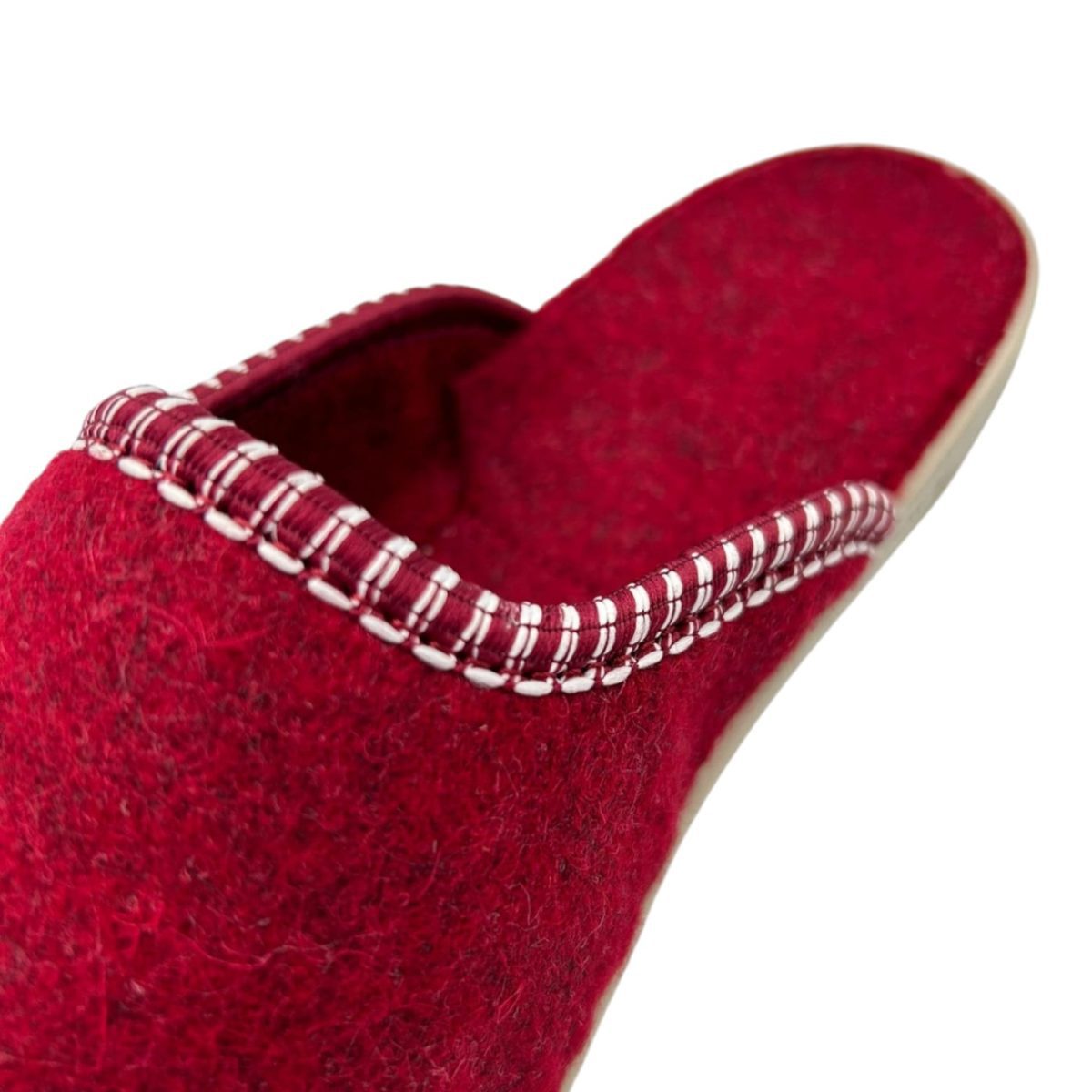 Pantofle damskie kapcie z filcu naturalnego Klapki Domowe IRE SHOES 36-41 - obrazek 4