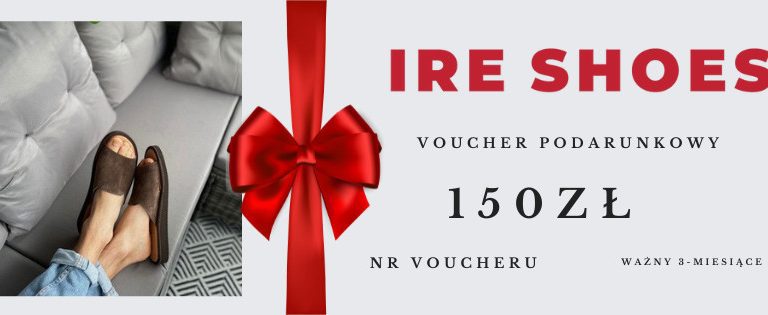 Karta podarunkowa IRE SHOES 150 zł – voucher dla mężczyzny