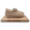 kapcie damskie wełniane beżowe
