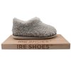 kapcie damskie wełniane szare