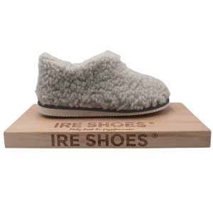 kapcie damskie wełniane szare