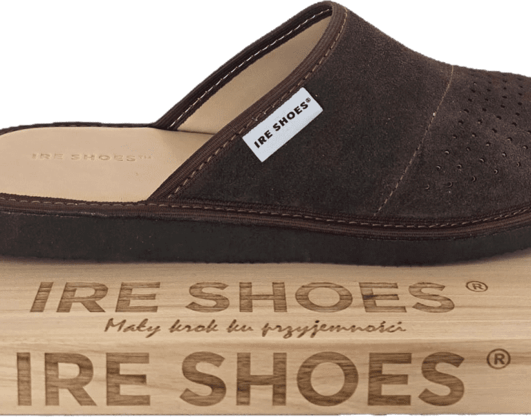 kapcie męskie skórzane welurowe
