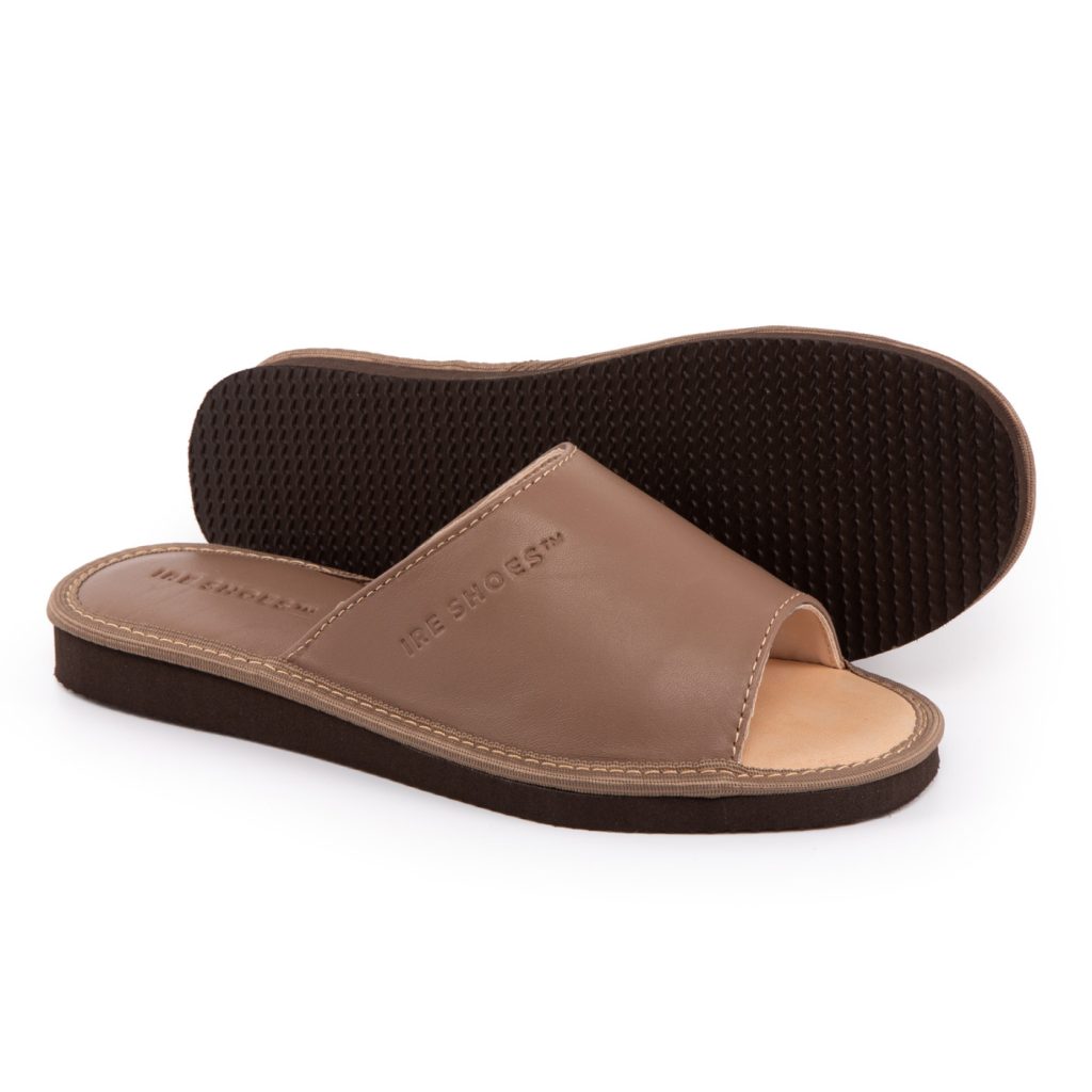 Skórzane kapcie damskie IRE SHOES