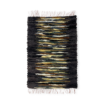 Dywan z ciepłej wełny naturalny 105 x 70 cm