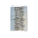 Puszysty dywan wełniany TKANY RĘCZNIE 105 x 70