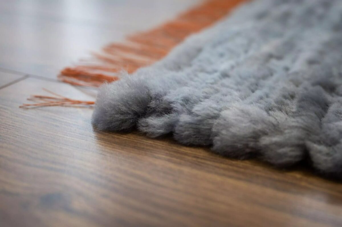 Naturalny miękki chodnik wełna owcza 105 cm x 154 cm IreShoes - obrazek 4