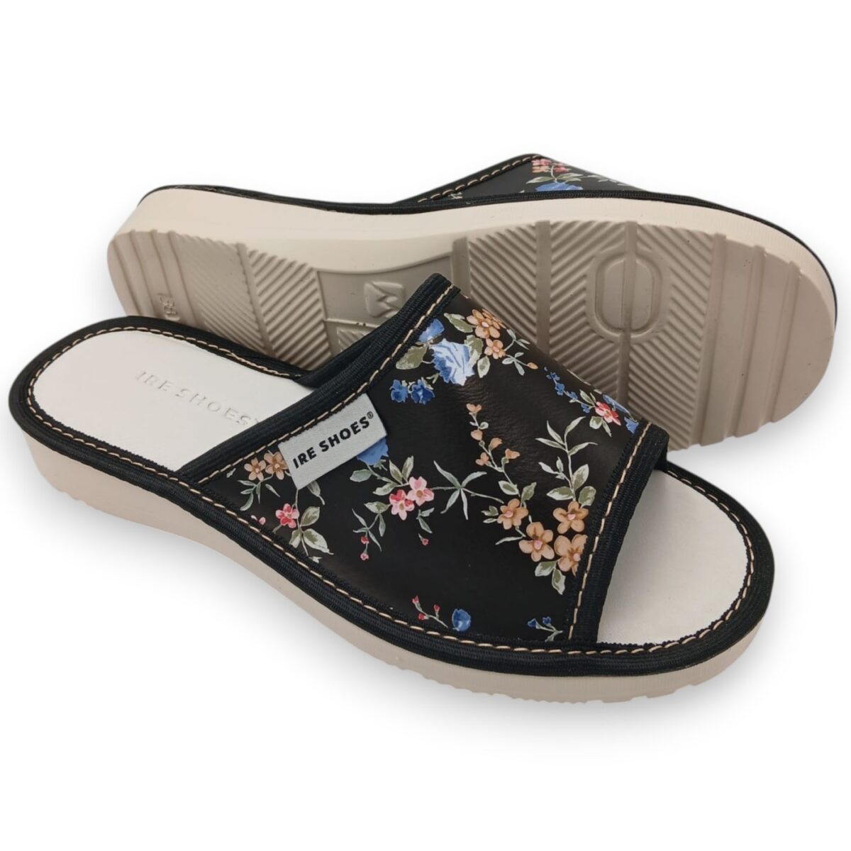 Klapki skórzane damskie IRE SHOES lekkie wygodne na lato - obrazek 3
