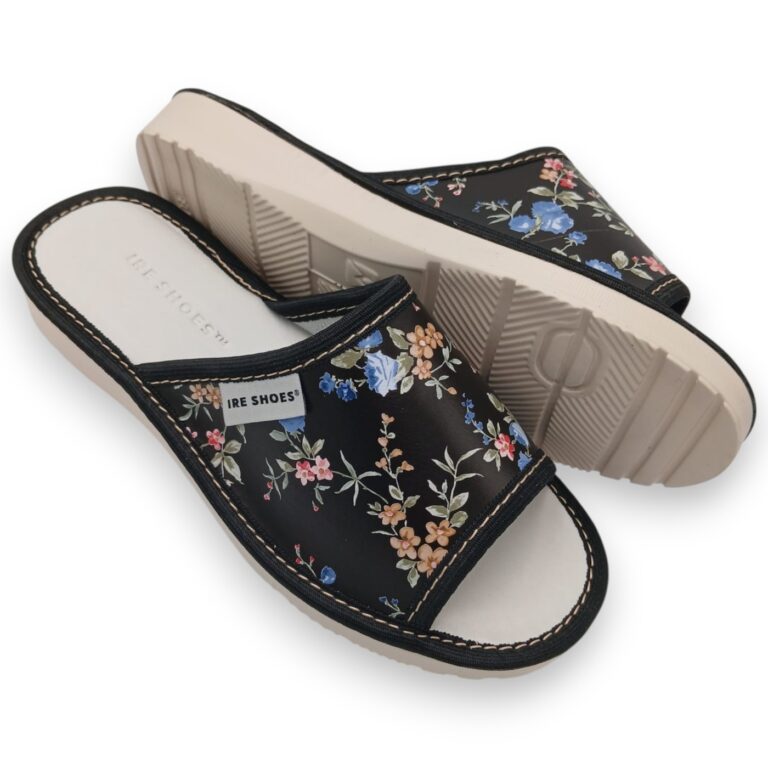 Klapki skórzane damskie IRE SHOES lekkie wygodne na lato