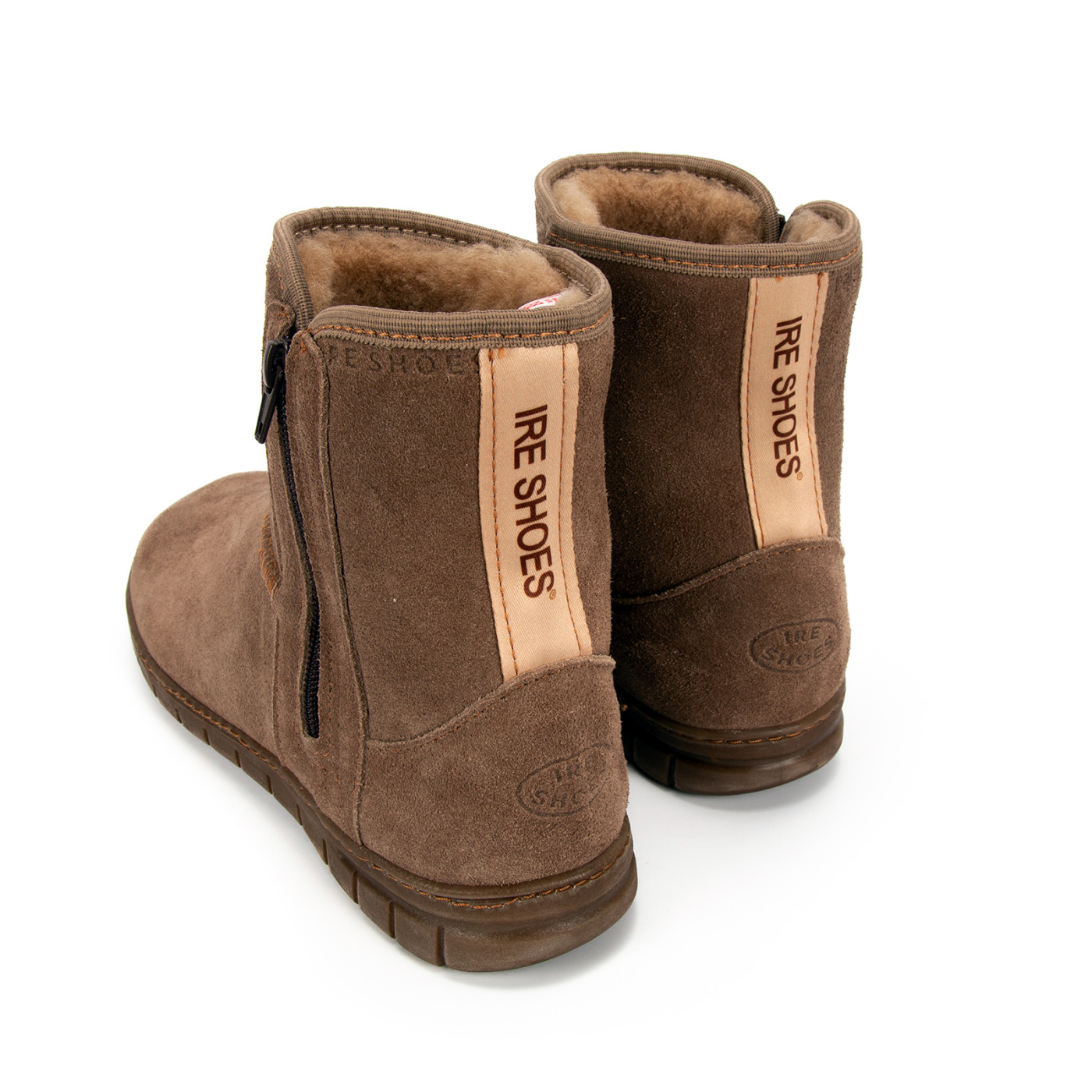 Polskie skórzane botki śniegowce kozaki IRE SHOES ocieplane wełną - obrazek 5