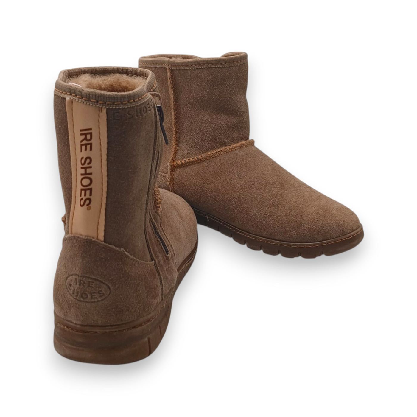 Polskie skórzane botki śniegowce kozaki IRE SHOES ocieplane wełną - obrazek 9