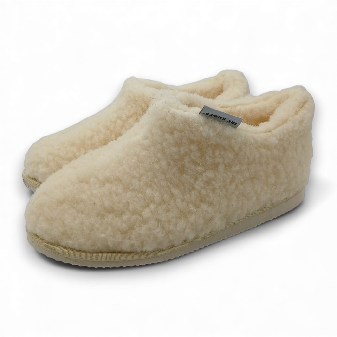 Kapcie damskie wełniane z runa owczego IRE SHOES ocieplane miękkie - obrazek 5