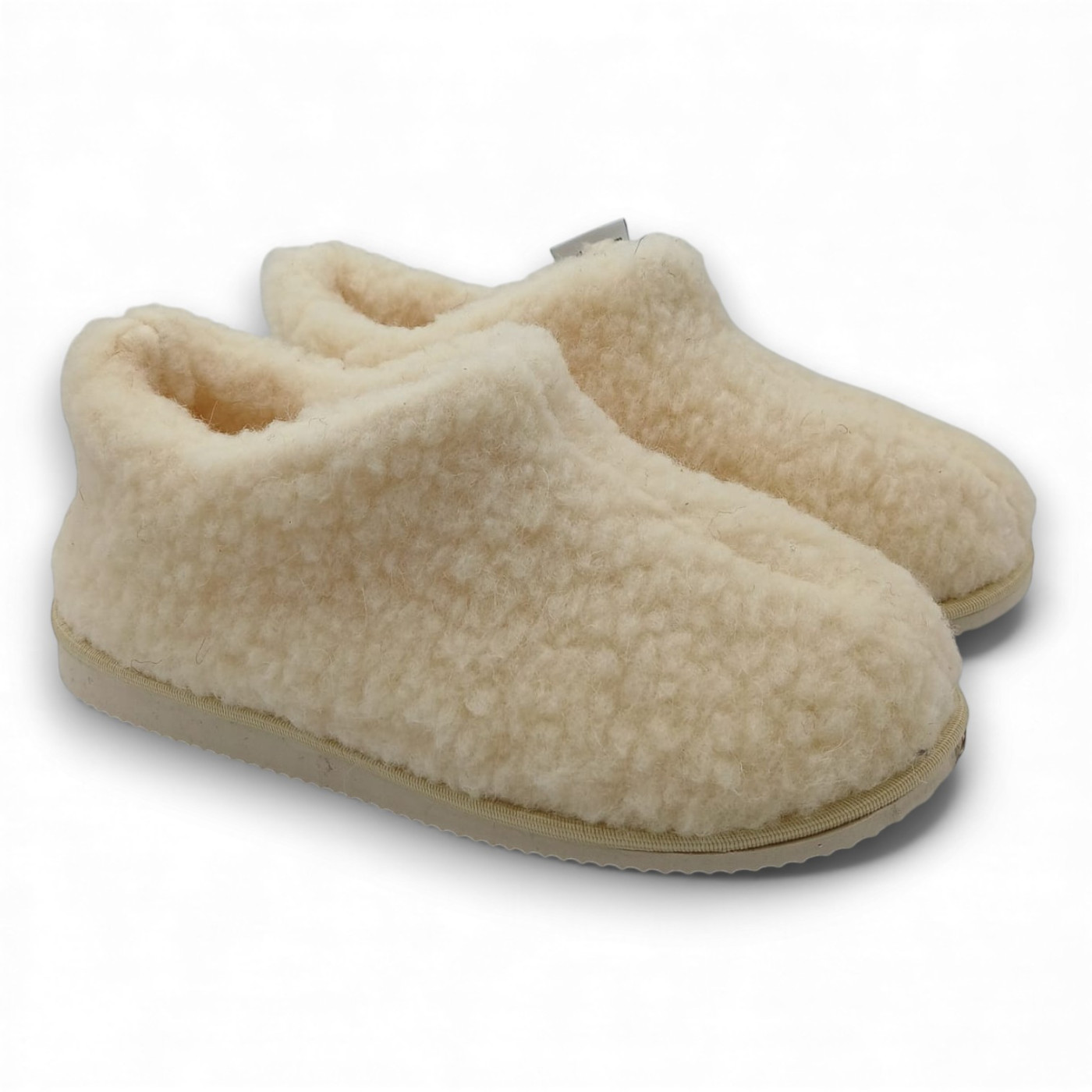 Kapcie damskie wełniane z runa owczego IRE SHOES ocieplane miękkie - obrazek 2