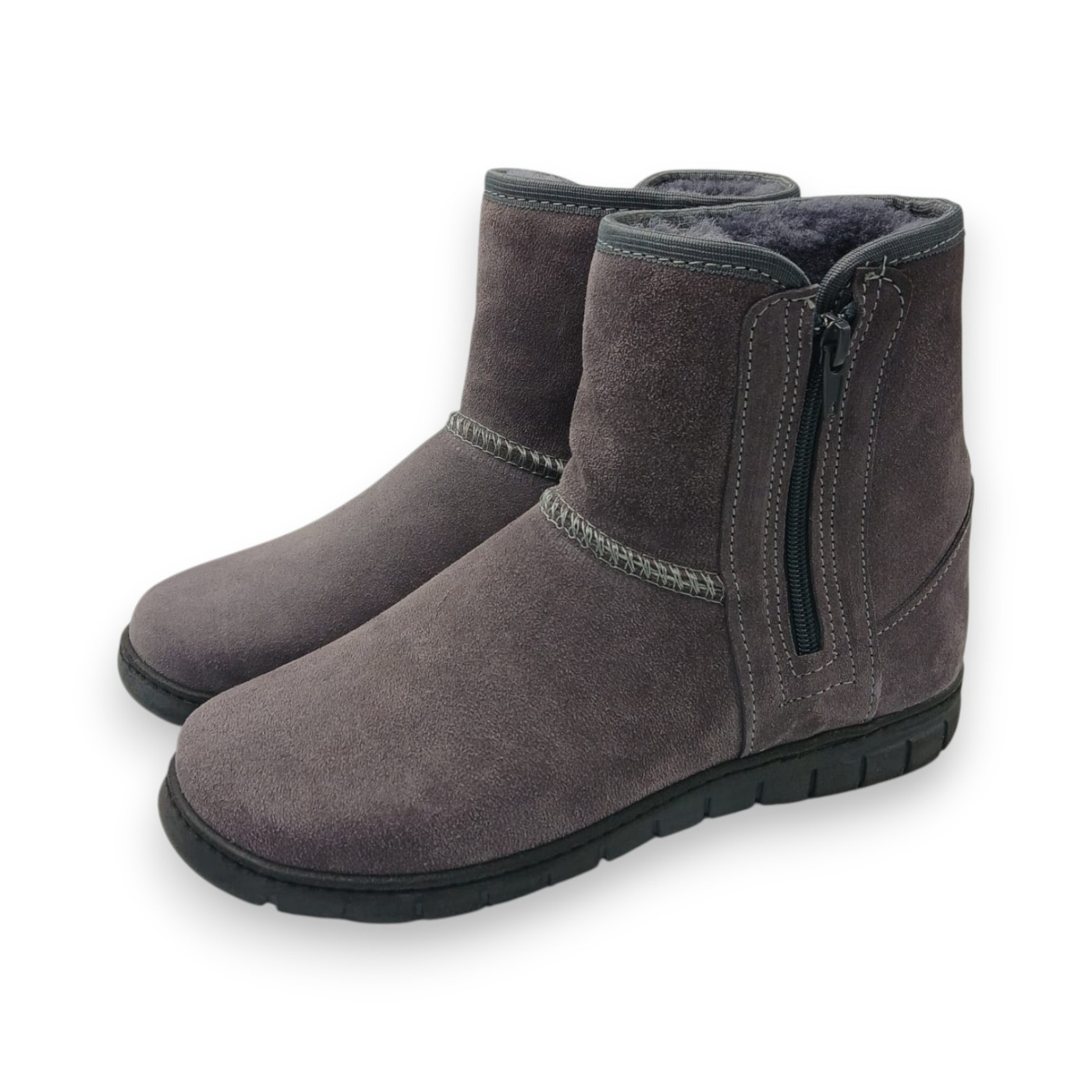 Polskie buty skórzane botki damskie śniegowce kozaki IRE SHOES - obrazek 4