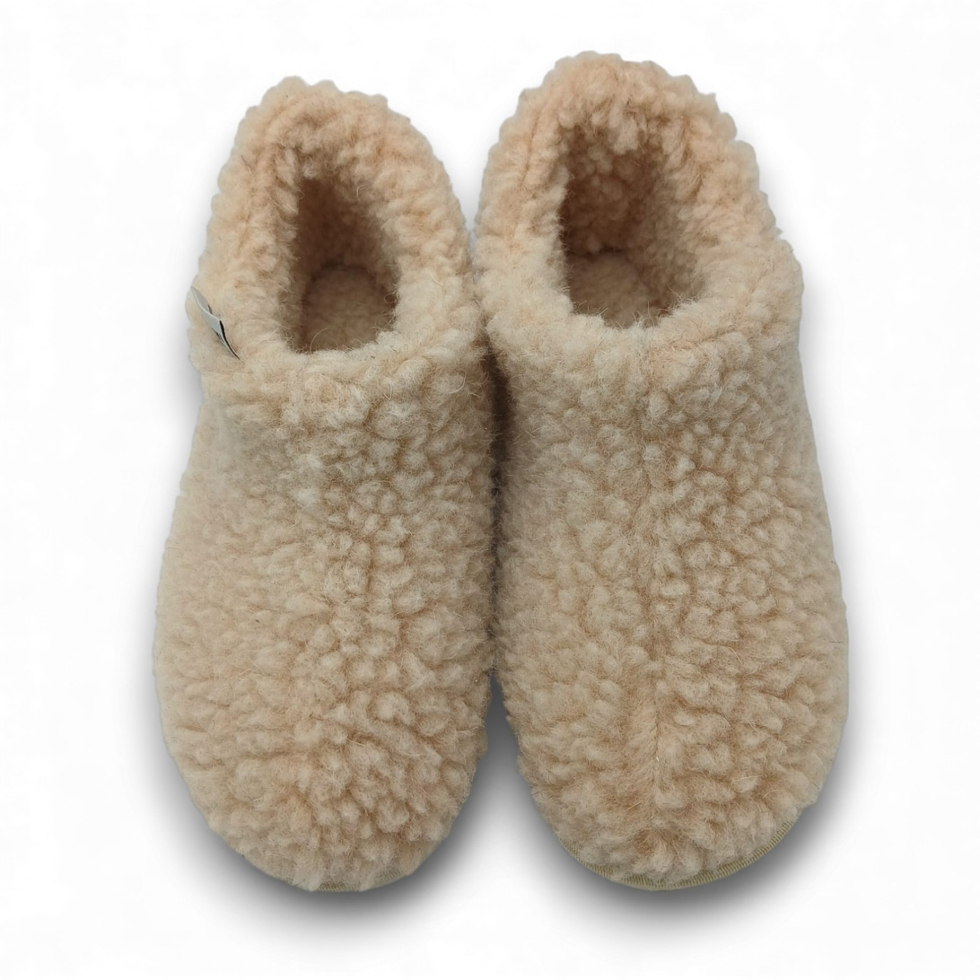 Kapcie damskie wełniane z runa owczego IRE SHOES ocieplane miękkie - obrazek 4