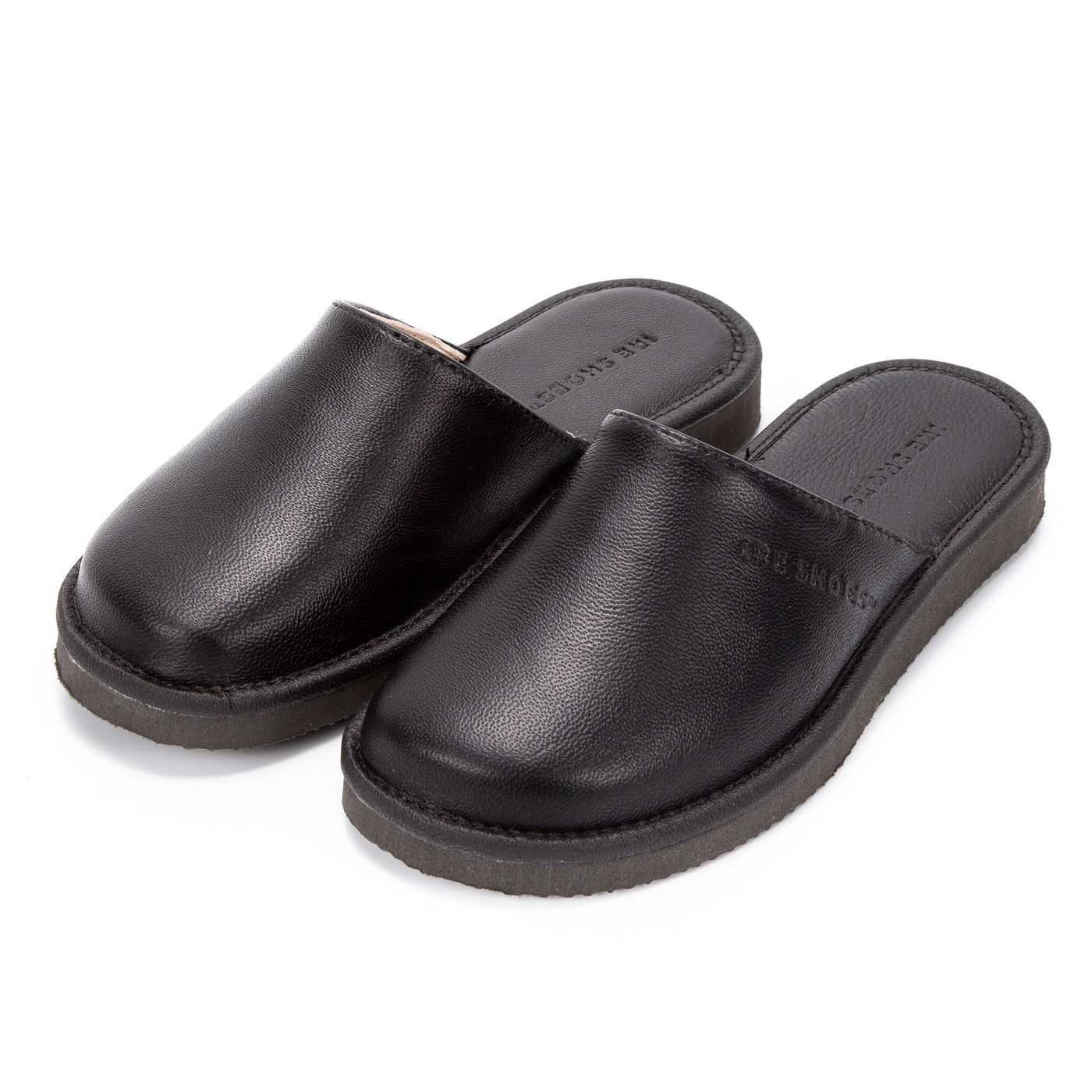 Kapcie męskie skórzane PREMIUM IRE SHOES – eleganckie, zakryte palce - obrazek 3