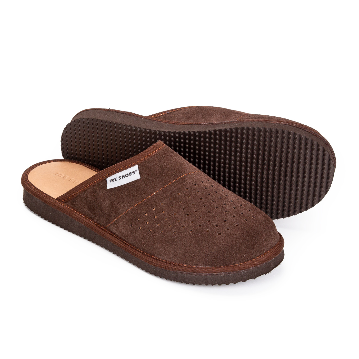 Kapcie męskie skórzane PREMIUM IRE SHOES